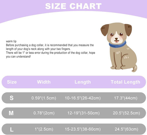 FEimaX Waterproof Dog Collar, Adjustable Stinkproof Soft Comfortable Collars for Large Medium Small Dogs, Easy to Clean