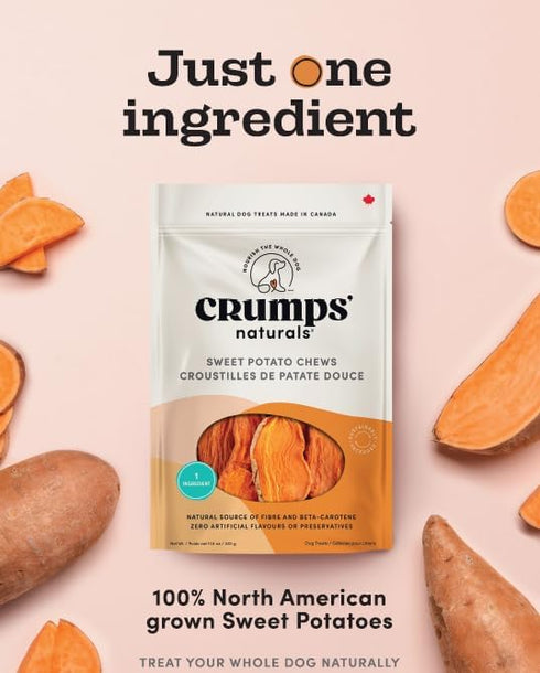 Crumps Naturals Sweet Potato Chews - 612g/21.6oz