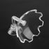 Chiffonade 2.3in Acrylic Shrimp Feeding Dish Suction Cup Aquarium Bowl Smudge Resist Easy Clean for Hermit Crab Reptile