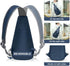 Kimlee Sling Bag Crossbody for Men & Women - Lightweight Travel Hiking Chest Daypack, Over Shoulder Backpack