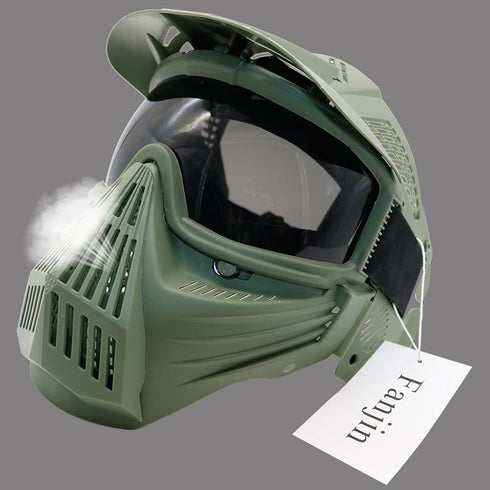 Paintball Mask, Tactical Full Face Gear with Goggles for Outdoor Activities