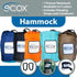 Outdoors Parachute Hammock Single, Portable Lightweight Nylon with 2 Tree Straps for Camping & Travel