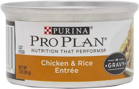 Nestle Petcare Pro Plan Chicken & Rice Entree for Adult Cats, 1 Count
