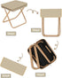 WINZNOF Backpack, Folding Camping Stool, Portable Chair for Adults and Children, Foldable Stool for Fishing, Hunting