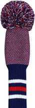 Scott Edward Golf Headcovers for Woods Set of 3, Fits Driver (460cc), Fairway Wood, Hybrid for Golf Bag