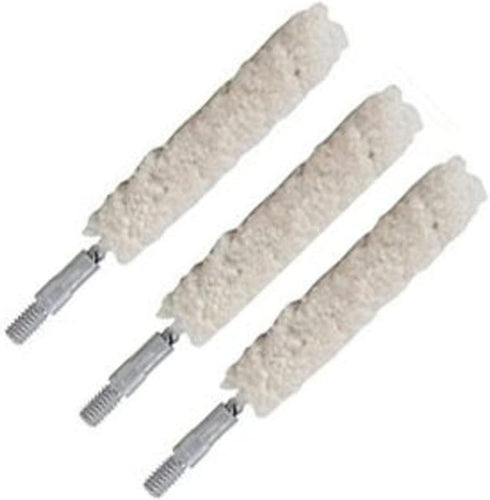 Tipton Bore Mop 3-Pack, 338/6.5mm with 8-32 Threads, Cotton Construction for Applying Gun Oil, Solvent, Bore Cleaning