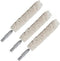 Tipton Bore Mop 3-Pack, 338/6.5mm with 8-32 Threads, Cotton Construction for Applying Gun Oil, Solvent, Bore Cleaning