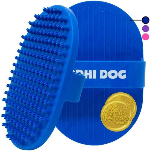 Bodhi Dog Shampoo Brush - Pet Grooming & Bath Supplies for Cats and Dogs, Two Pack, Blue