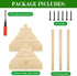 Kalekey 13" Chicken Perch for Coop - Natural Pine Wood Chicken Roosting Perch with Decorative Design, Baby Chick Toys