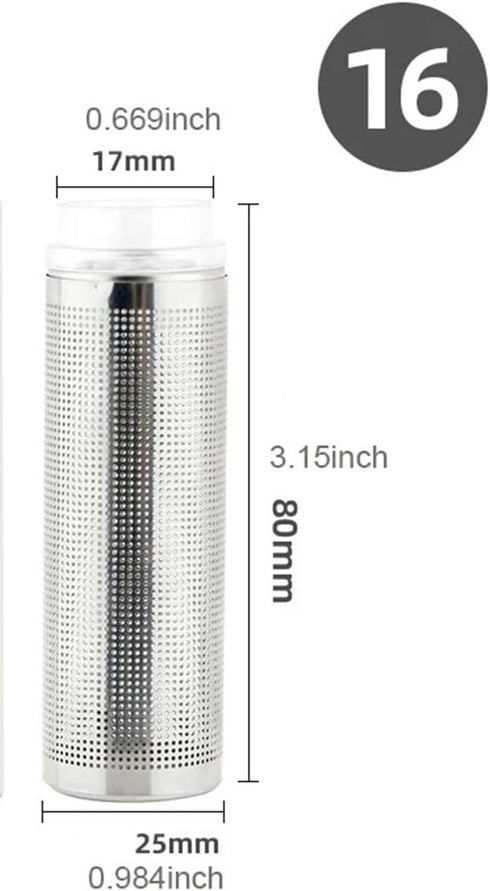 baoauh 10pcs Shrimp(16mm) Aquarium Stainless Steel Mesh Filter Guard Inflow Inlet Filter Stainless Steel Mesh Net Guard