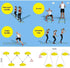 Yes4All Agility Ladder Cone Set
