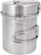 Outdoor Mountaineering Pot, Portable Camping Cooker with Foldable Handle for Hiking and Camping