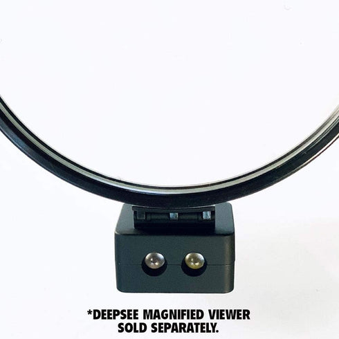 FL!PPER Flipper DeepSee MAGNIFIED Viewer for Fish Tank Aquarium with Rechargeable LED Spotlights