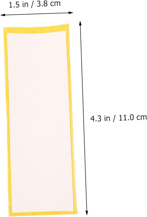 10pcs Finger Skateboard Tapes Nonslip Foams Grip Tapes White Tape for Fingerboards