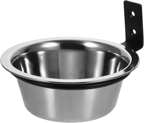 Stainless Steel Hanging Dog Bowls, Wall-Mounted Food Dispenser, Collapsible Dog Bowl Set