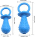 Juroicessry 1 Blue Dog Pacifier,Chew Toys,Mini Bite Resistant Bell Shape Rubber Pacifier,Pet Dog Puppy Molar Chew