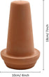 Saim Ceramic Spawning Breed Cone, Orange Fish Tank Ornaments for Discus, Clownfish, Angelfish Breeding Cones