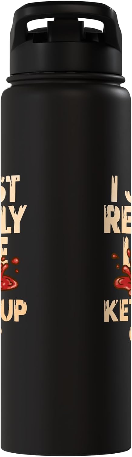 Ketchup Costume I Just Really Like Ketchup Ok Stainless Steel Insulated Water Bottle