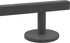 10" Teak Tuning Straight, Square Fingerboard Rail, - Custom Designed Premium Solid Steel, Matte Powder Coated Finish