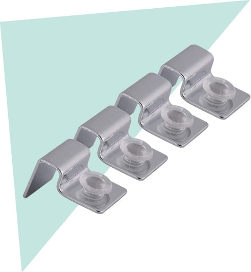 4pcs Aquarium Lid Clips, Glass Aquarium Fish Tank Accessories for Cover Support and Clip