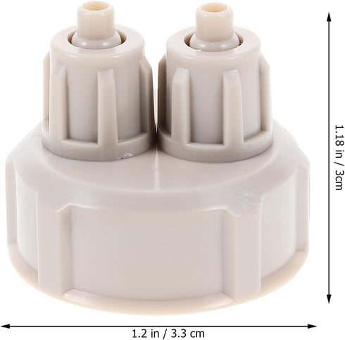 BESPORTBLE 2Pcs DIY Quick Bottle Cap Air Diffuser Generator Parts, Multitools Aquarium Accessories for Fish Tank