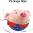 Panup Active Moving Pet Plush Toy - Cute Squeaky Pig Dog Toy, Talking and Singing Plush for Small Dogs, Red