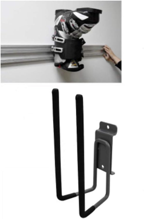 Ski and Snowboard Boot Wall Hanger, Wall Storage Roller Skates Wall Rack, Wall Mount for Ice Skates & Roller Skates Boot
