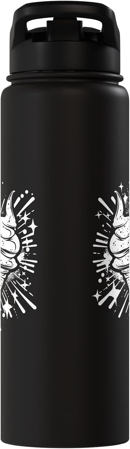 Funny Ice Cream Guy T-Shirts and Presents Frozen Ice Cream Dessert Sorbet Stainless Steel Insulated Water Bottle