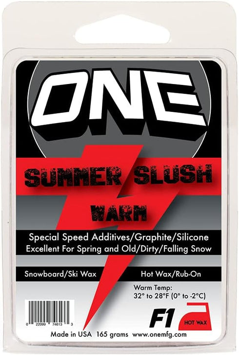 Oneball F-One Summer Slush Shred Wax for Warm Conditions