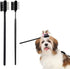 Black Dog Combs Head Brush Cleaning Tear Stain Remover Kitten Puppy Pet Eye Comb Pet Products for Small Cat Dog Double-Sided Comb Brush Pets Grooming Comb for Dogs Cats Removing Crust and Mucus