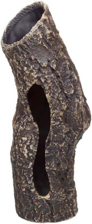 Plecoceramics Large Pleco Cave, Breeding Ceramic Decorations for Fish Tank Aquarium (1 pcs Scape Log)