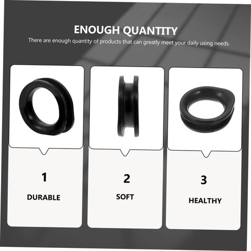 Finger Inserts 10pcs Silicone Ring Thumb Grips for Dog Clippers, Professional Beauty Tools and Grooming Accessories