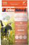 Feline Natural High Protein Dry Cat Food - Freeze-Dried Diet with Lamb & King Salmon, 11oz