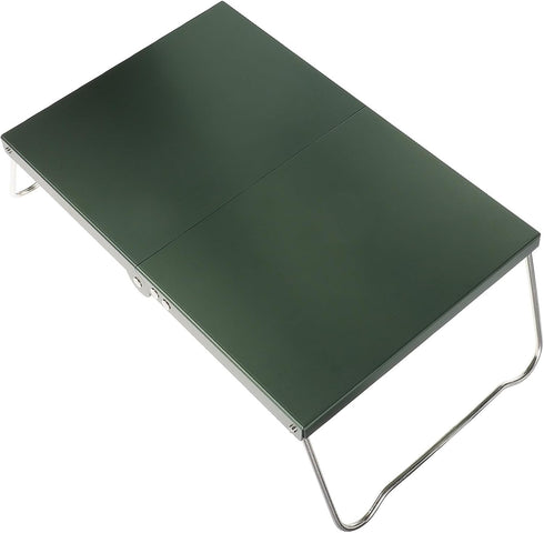 VICASKY Foldable Camping Table Portable Aluminum Alloy Picnic Side Table Stainless Steel