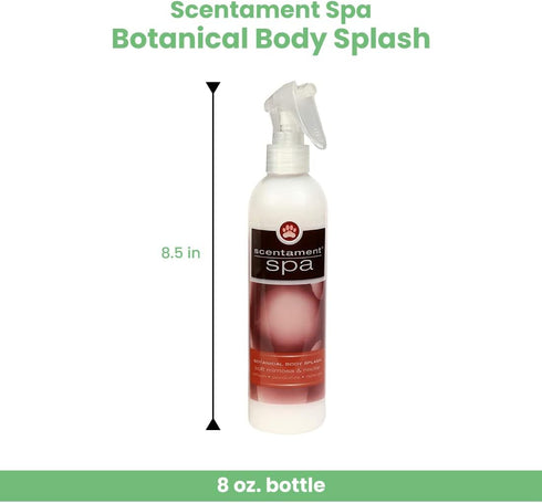 Best Shot Scentament Spa Botanical Body Splash, Body Spray Conditioner for Pets, Cat and Dog Cologne Spray, Soft Mimosa Nectar, 8 Oz.