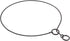 Alvalley Metal Chain Dog Show Collar, Adjustable Pet Slip Collar for Toy, Small, Medium, Large Dogs (Black, 16", 1.8mm