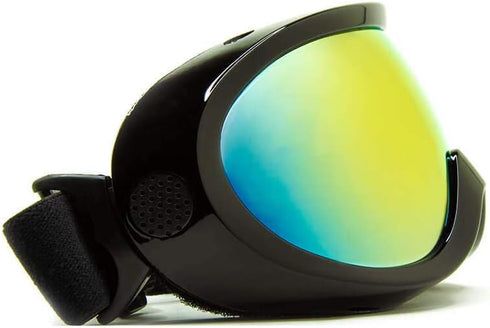 GloFX Diffraction Ski Goggles - Rainbow Gradient Rave Prism Kaleidoscope Lightshow Lenses for Edm Music Festival