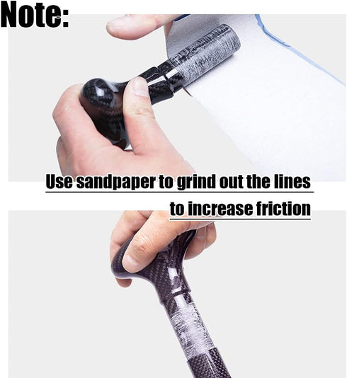 Z&J SPORT Carbon Fiber Paddle Handle Replacement for Stand-up Paddle, DIY Palm Handle