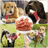 Dog Toys for Aggressive Chewers, Indestructible Bacon Flavored Chew Toy Bones for Medium/Large Breed Dogs