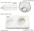 Marchul Tilted Cat Bowl Set - Raised Dishes for Food and Water, Ideal for Puppies