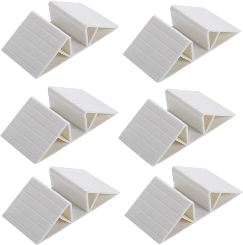 6 Piece Pet Gate Fence Support Feet, Plastic Triangular Isolation Fence Reinforcement Accessories
