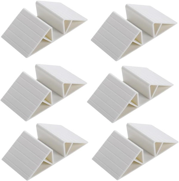 6 Piece Pet Gate Fence Support Feet, Plastic Triangular Isolation Fence Reinforcement Accessories