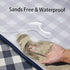 Beach Blanket Extra Large Picnic Mat Sand Free Waterproof Camping Blanket Easy Fold Carry Portable Travel Blanket Play
