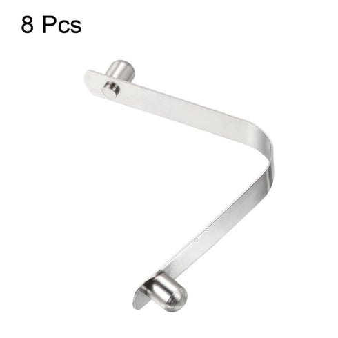 PATIKIL Kayak Paddle Snaps, 9x7.3mm, 8 Pack Steel Solid Button Locking Tube Clips for Camping