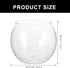 Transparent Clear Plastic Fish Bowl | Globe Fish Tank for Micro Landscape & Tabletop Fish Tank