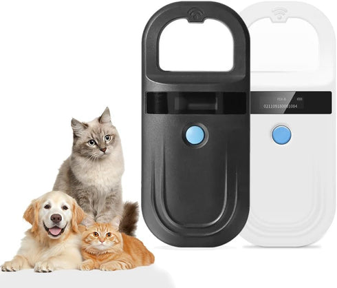 JZLHGOFYTD ISO11784/85/FDX-B/EMID Reader,134.2kHz Pet Microchip Scanner Animal Handheld Pet ID Scanner Rechargeable