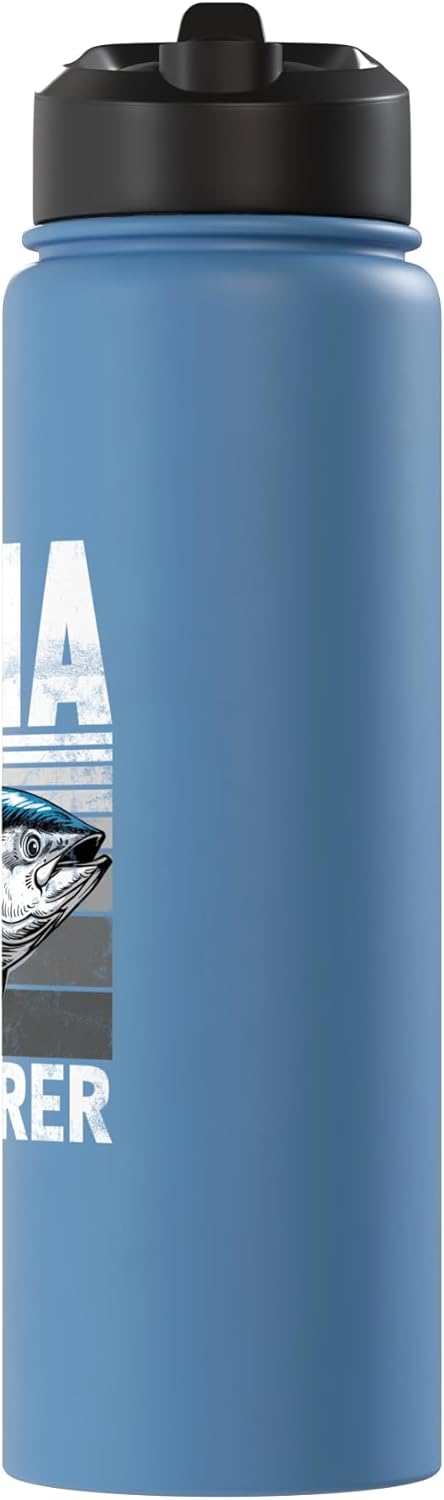 Tuna Fishing Gear Tuna Whisperer Tuna Fishing Stainless Steel Insulated Water Bottle
