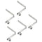 PATIKIL 11x9mm Kayak Paddle Snaps, 5 Pack Pole Push Button Spring Clips for Camping