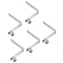 PATIKIL 11x9mm Kayak Paddle Snaps, 5 Pack Pole Push Button Spring Clips for Camping