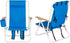 MTFY Backpack Folding Beach Chair,Reclining Portable Beach Chair Camping Chair with Adjustable Headrest and Cup